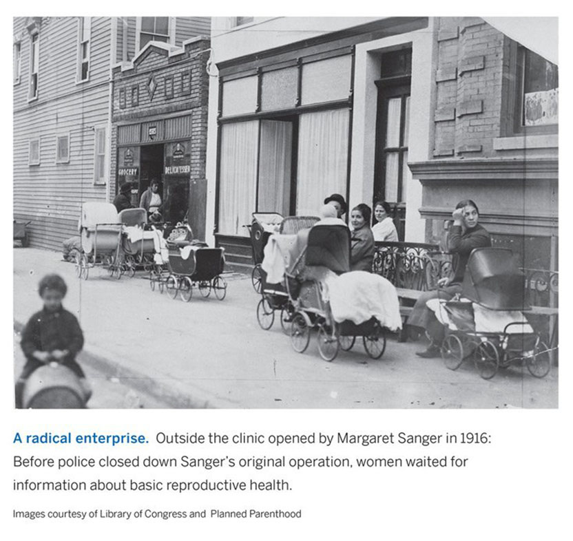 Historic Photo of Margaret Sanger's clinic