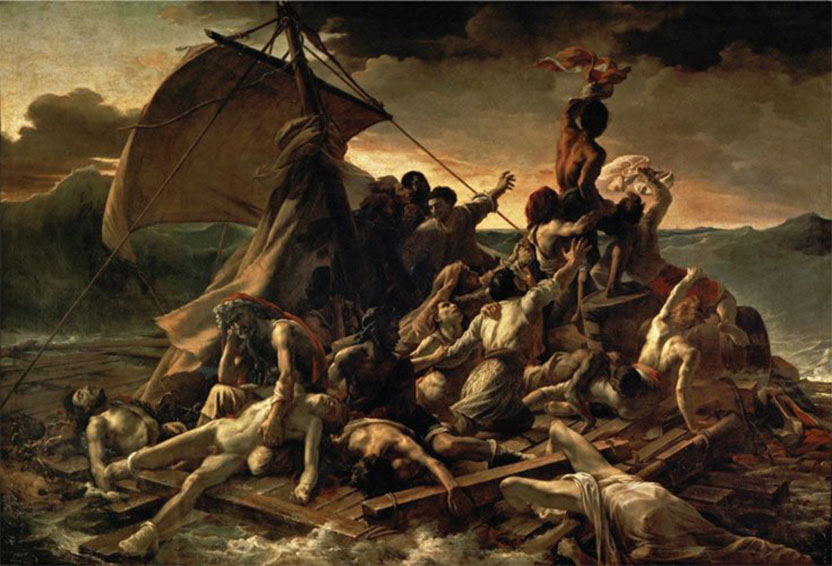 Raft of the Medusa by Théodore Géricault