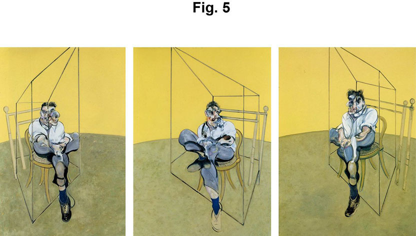 Three Studies of Lucian Freud by Francis Bacon