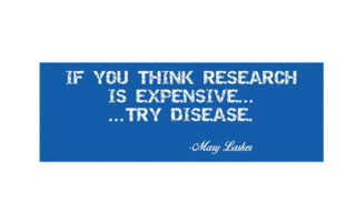 You think research is expensive. try disease