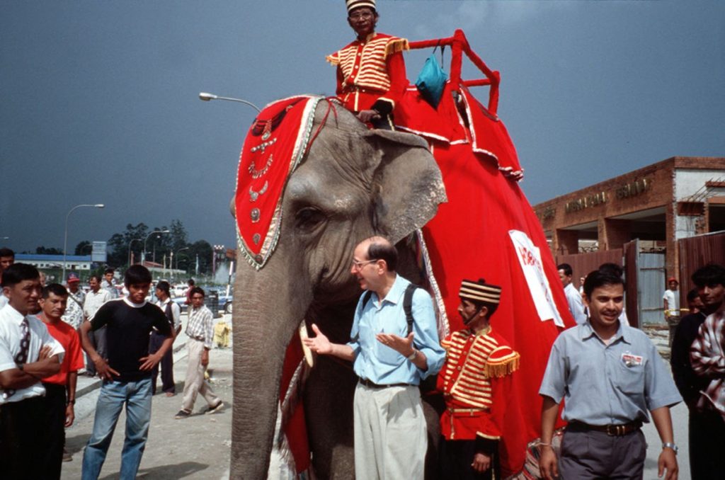 Alfred Sommer in Kathmandu