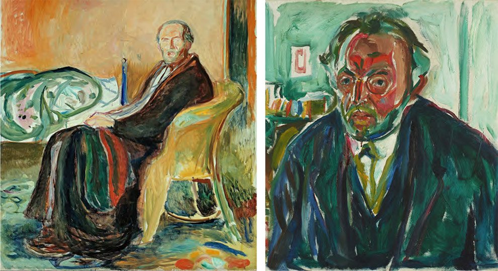 Munch’s Two Spanish Flu Self-Portrait