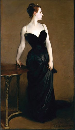 Figure 3. John Singer Sargent’s Most Popular PaintingMadame X. 1884. Oil on canvas. 95 x 43 in. Metropolitan Museum of Art, New York City.