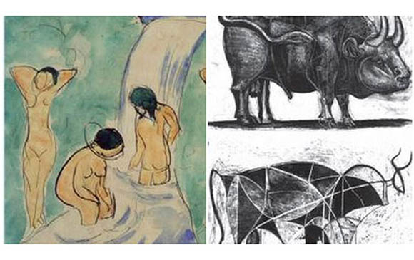 Matisse and Picasso paintings