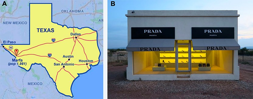 A Prada Boutique in the Middle of the West Texas Desert