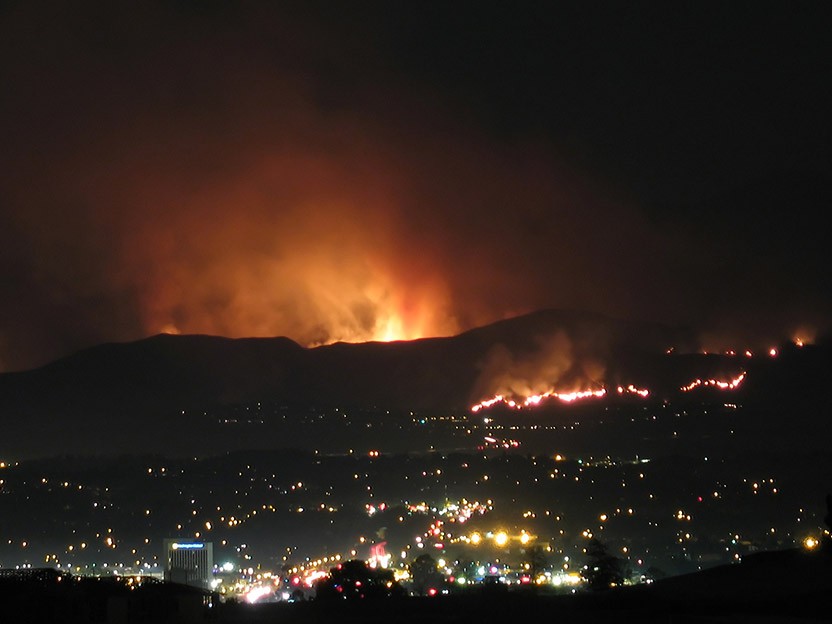 Santiago Fire 2007