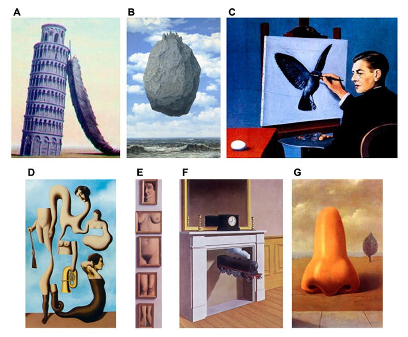 René Magritte illustrations