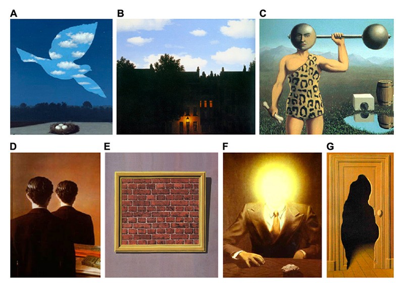 René Magritte illustrations